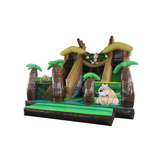 Forest Design Inflatable Slide For Kids