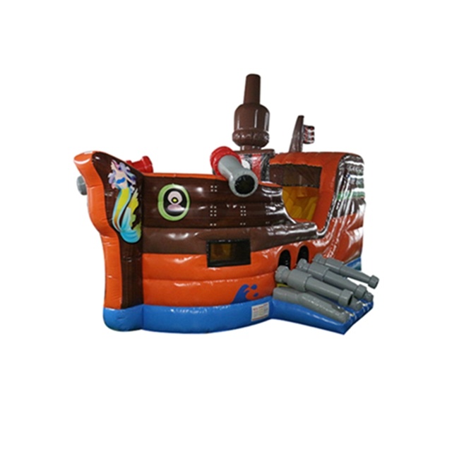 Classic Pirate Ship Inflatable Slide For Rental