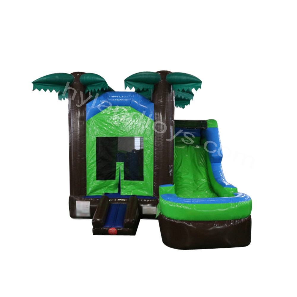 Rainforest Combo Inflatable Castle with Slide