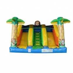 Jungle Inflatable Slide For Amusement Park