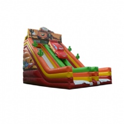 Car Inflatable Slide For Amusement Park