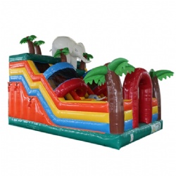 Forest Inflatable Slide For Amusement Park