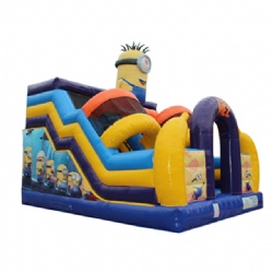 Minions Inflatable Slide For Amusement Park