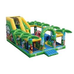 Popular Amusement Park Inflatable Funcity For Kids