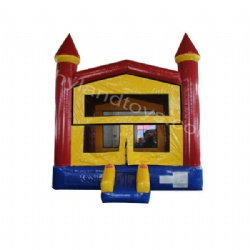 PVC Red Inflatable Bouncer with Simple Design