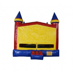 PVC Yellow Inflatable Bouncer with Simple Design