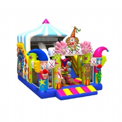 New Design Commercial Inflatable Clown Castle For Sale