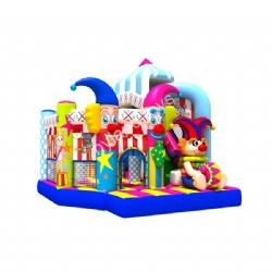 New Design Castle Jumping Inflatable Clown Bouncy Bouncer For Sale