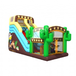 New Design Jungle Inflatable Slide For Sale