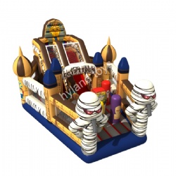 New Design Mummy Inflatable Bouncy Castle Slide For Sale