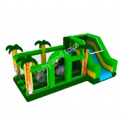 New Design Jungle Inflatable Playground  Bouncy Slide For Kids