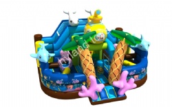 New Design Inflatable Elephant Slide For Kids