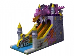 New Design Inflatable Purple Water Slide For Sale