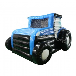 PVC Blue Car Inflatable Bouncer with Customized Size