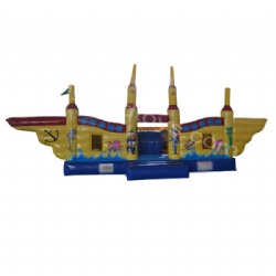 PVC Pirate Ship Inflatable Bouncer with Customized Size