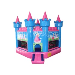 Pink Combo Inflatable Castle