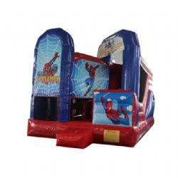 Spiderman Combo Inflatable Castle with Slide