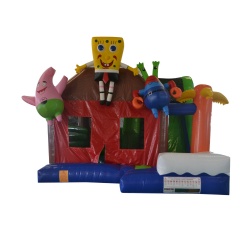 Spongebob Combo Inflatable Castle with Slide