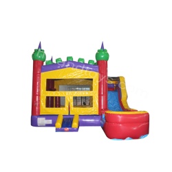 Popular Combo Inflatable Castle with Slide