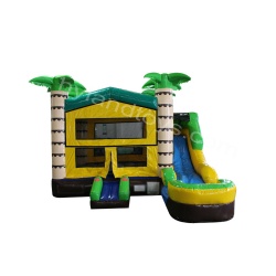 Rainforest Combo Inflatable Castle with Slide