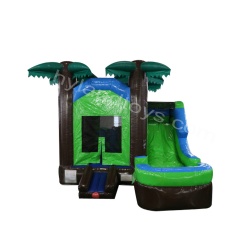 Rainforest Combo Inflatable Castle with Slide