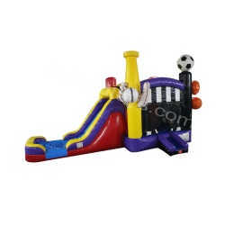 Balls Combo Inflatable Castle with Slide